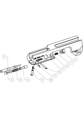 BT-30198 EXTRACTOR SPRING B&T MP9/TP9  JA APC 223/556/300 BOLT-LOCK SPRING