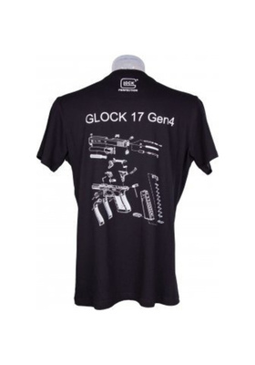 GLOCK T-SHIRT ENGINEERING MEN KA BLACK S 31244