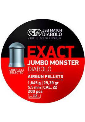 JSB JUMBO EXACT MONSTER 5,52 1,645G 200/RASIA #546288-200