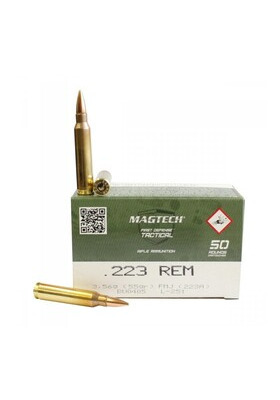 MAGTECH 223 REM - 223A FMC 55GR 3,56G  50KPL/LTK kiväärin patruuna  