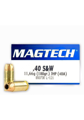 MAGTECH 40 S&W-40A JHP 180 GR 11,6G (ERVA)