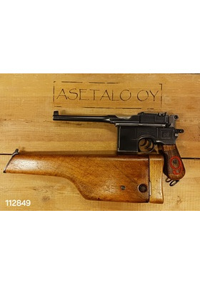 MAUSER C96 9MM NRO TARKKA + KOTELO KÄYT