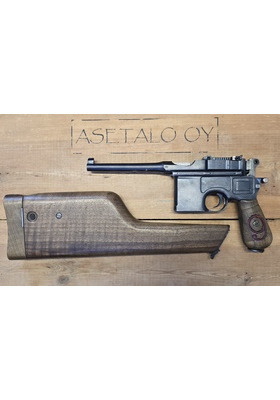 MAUSER C96 9MM NRO TARKKA + KOTELO KÄYT