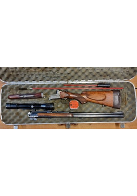 MERKEL SUHL 9,3X74R TUPLALUODIKKO + ZEISS DIAVARI Z T* 1,5-6X42 KÄYT