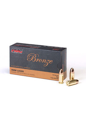 PMC 9MM-9A LUGER BRONZE 115gr FMJ PISTOOLIN PATRUUNA