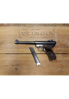 RUGER MK I TARGET .22LR KÄYT.PISTOOLI , KUIN UUSI!