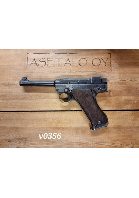VKT L-35 9MM LUGER, KÄYT. no VO356. HARVINAINEN! Kasattu 1945 hylkyosista 100 kpl! KOHTALAINEN