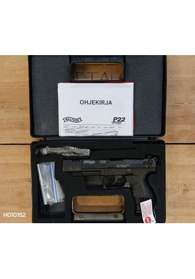 WALTHER P22 .22 LR PIENOISPISTOOLI "UUSI"