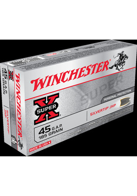 WINCHESTER .45 GAP HP BT 185G ERVA ! PIST.PATR.