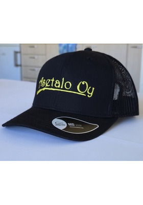 ASETALO OY -SNAPBACK LIPPIS BRODEERATTU