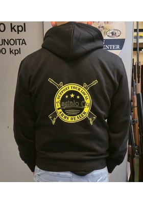 ASETALO "SUPPORT" HUPPARI KOKO XL MUSTA