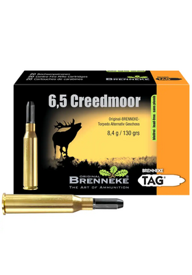 BRENNEKE 6,5 CREEDMOOR TAG 8,4G LYIJYTÖN KIV PATR #091087