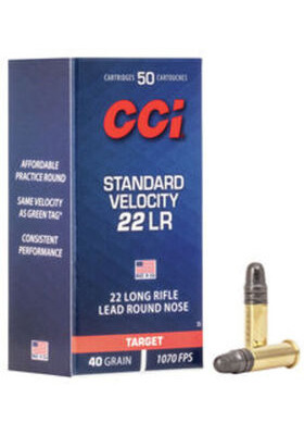 CCI 22 LR STANDARD VELOCITY STD 2,6G  324m/s PATR 0035/620035 #130020