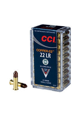 CCI 22LR COPPER 21GR 1,36G LYIJYVAPAA (130005)
