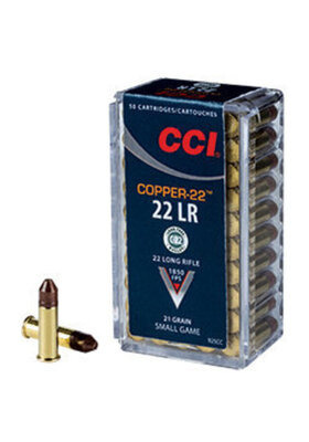 CCI 22LR COPPER 21GR 1,36G LYIJYVAPAA (130005)