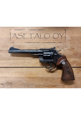 COLT OFFICERS MODEL MATCH .38 SPC 6" SIN REVOLVERI KÄYT.HYVÄ!