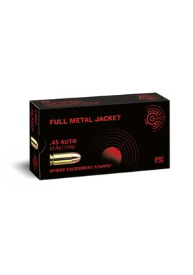GECO 45 AUTO FMJ 14,9G/230GR PATRUUNA 50KPL/RASIA#R2317714