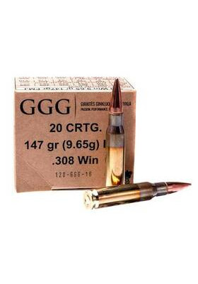 GGG-NATO 308 WIN 147GR 9,55G FMJ PATRUUNA#125520