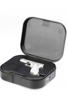GLOCK AVAIMENPERÄ METAL SILVER PLATED 4665