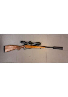 IZHMASH LOS7-1 308 WIN KIVÄÄRI + BSA PANTHER KIIKARI + JAKI VAIMENNIN KÄYT PAK.
