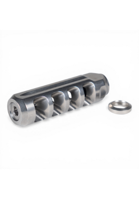 JP MK V COMPETITION COMPENSATOR 1/2X28 TPI .750OD .281 EXIT STAINLESS