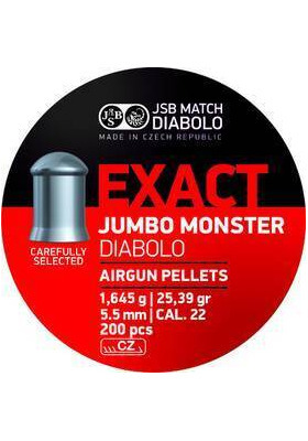 JSB JUMBO EXACT MONSTER 5,52 1,645G 200/RASIA #546288-200