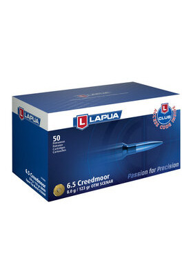 LAPUA 6,5 CREEDMOOR PATRUUNA SCENAR GB489  8G50 KPL RASIA