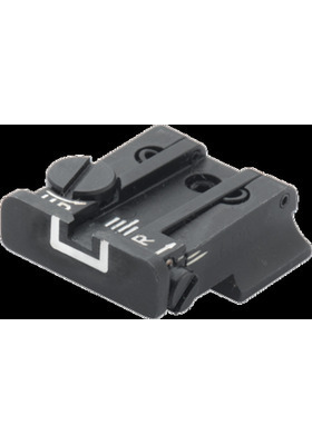 LPA TPU19WA18 S&W SW99,WALTHER P99/PPQ/PPQM2 WHITE OUTLINE TÄHTÄIN