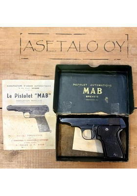 MAB MOD C 7,65MM PISTOOLI KÄYT