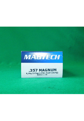 MAGTECH 357Q 357 MAGNUM 125GR FMC FLAT PATRUUNA