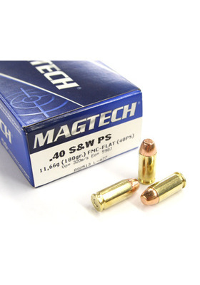 MAGTECH 40 S&W 40PS 180GR FMC 320M/S, 589J pistoolin patruuna