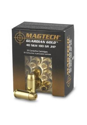 MAGTECH 40 S&W JHP 180GR GOLD ERVA, GG40B