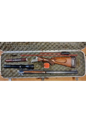 MERKEL SUHL 9,3X74R TUPLALUODIKKO + ZEISS DIAVARI Z T* 1,5-6X42 KÄYT