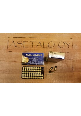 S&B .22 SHORT 1,8G/28,1GR LRN PATRUUNA 50/RASIA