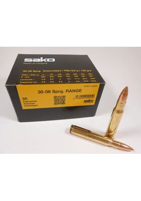 SAKO 30-06 RANGE 120A 8g FMJ #C631120ASC6R