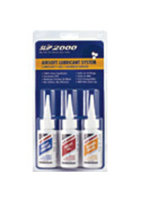 SLIP 2000 AIRSOFT KOLMIOSAINEN PUHDISTUSAINESARJA 1OZ/29,57ML