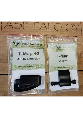TAYLOR FREELANCE T-MAG AR15 +3 MAGAZINE BASEPAD SET, JP-TF-T-MAG-SET