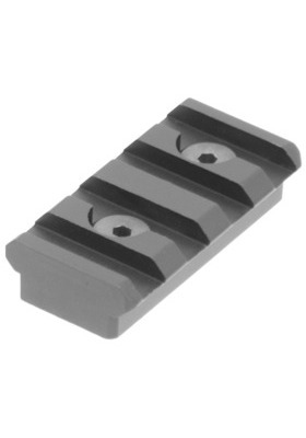 UTG MTURS04S 4-SLOTS PICATINNYKISKO KEYMOD KIINNITYKSELLÄ 0,38"