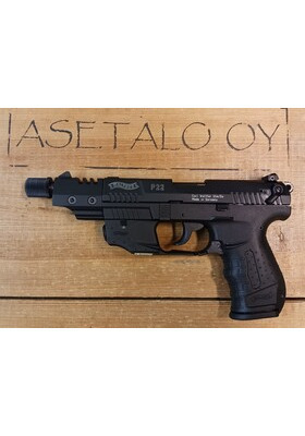 WALTHER P22 .22 LR + LASER KÄYT
