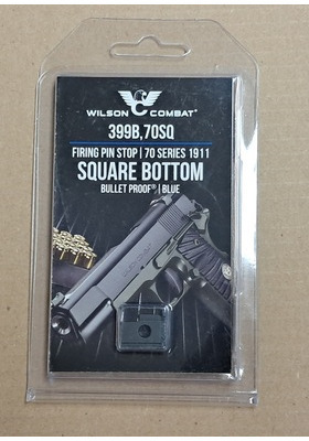 WILSON COMBAT FIRING PIN STOP SERIES 70 1911 .45 ACP SQUARE BOTTOM BLUE #399B-70SQ