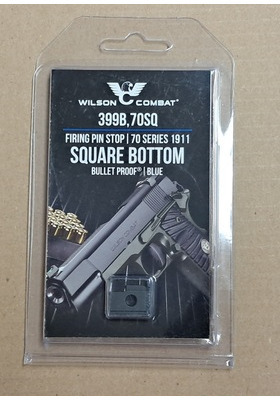 WILSON COMBAT FIRING PIN STOP SERIES 70 1911 .45 ACP SQUARE BOTTOM BLUE #399B-70SQ