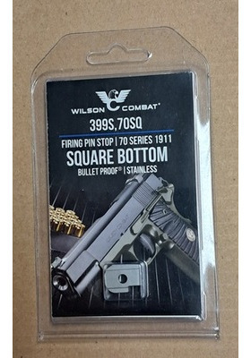 WILSON COMBAT FIRING PIN STOP SERIES 70 1911 .45 ACP SQUARE BOTTOM SS #399S-70SQ