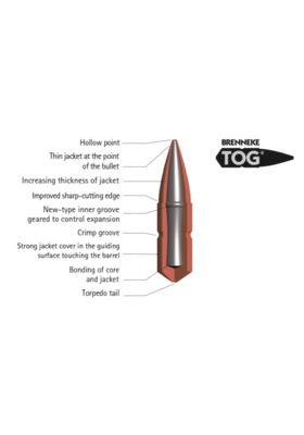 BRENNEKE 9,3MM (366 DIA) TOG LUOTI 16G / 247 GR #530336