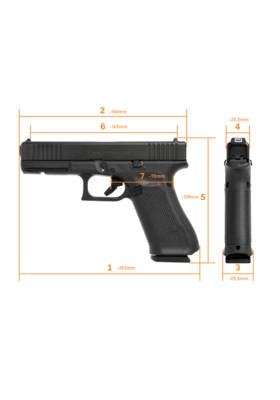 GLOCK M17 GEN5 FS PISTOOLI 9MM 47659  