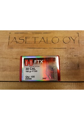 HORNADY .30 160GR FTX .308" LUOTI 100KPL #30395
