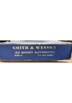 SMITH & WESSON  M41-1 .22 SHORT 7 3/8" KÄYTETTY PIENOISPISTOOLI ! KERÄILYKAPPALE!