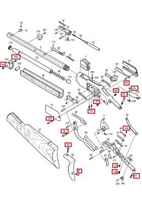 UBERTI M1873 SCREW KIT RUUVISARJA #0275SCR