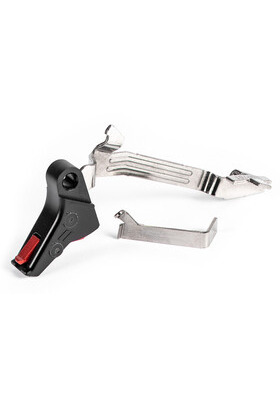 ZEV PRO FLAT FACE GLOCK GEN5 Trigger Upgrade bar kit musta/pun