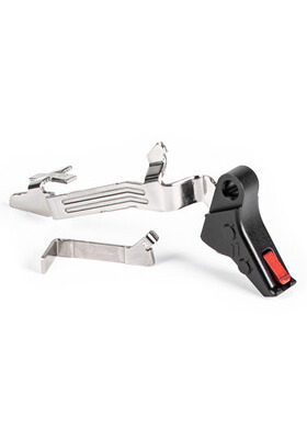 ZEV PRO FLAT FACE GLOCK GEN5 Trigger Upgrade bar kit musta/pun