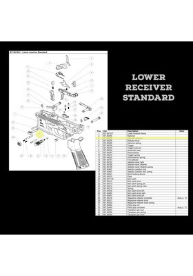 B&T APC HAMMER AXLE PIN #BT-36228